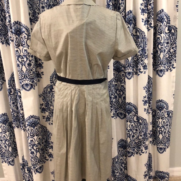 Tory Burch navy stripe shift dress NWT - Picture 2 of 8
